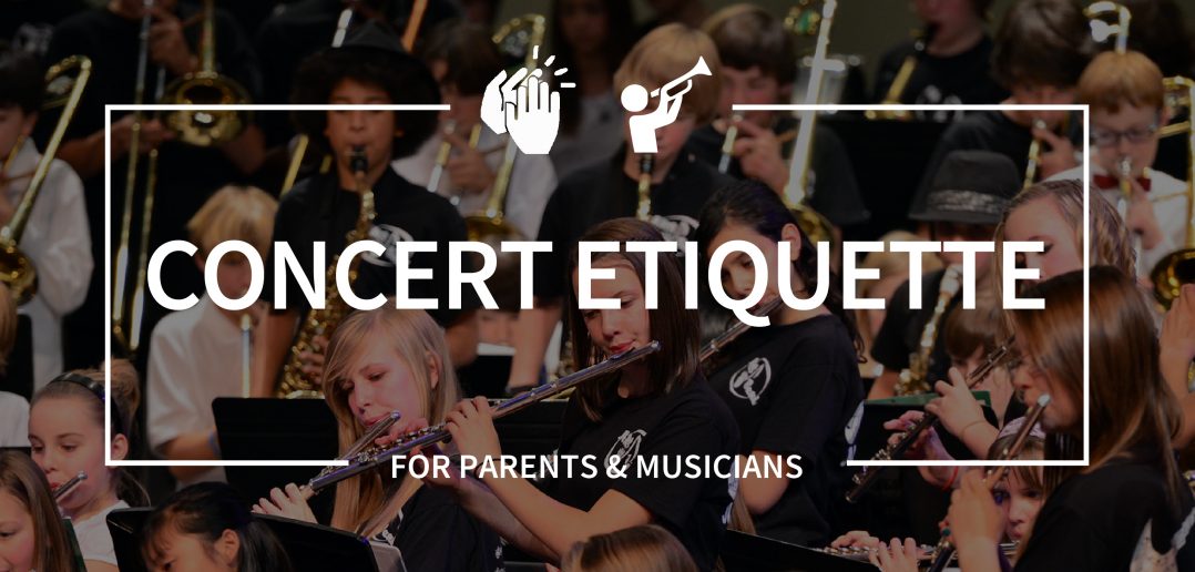 Proper Concert Etiquette for Parents & Musicians Kincaid's is Music